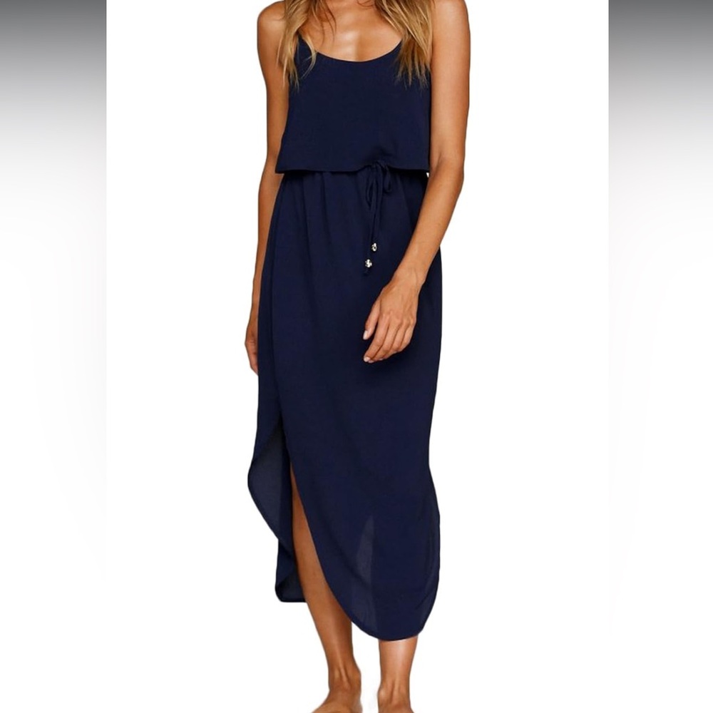 Elegant Navy Blue Women's Skirt